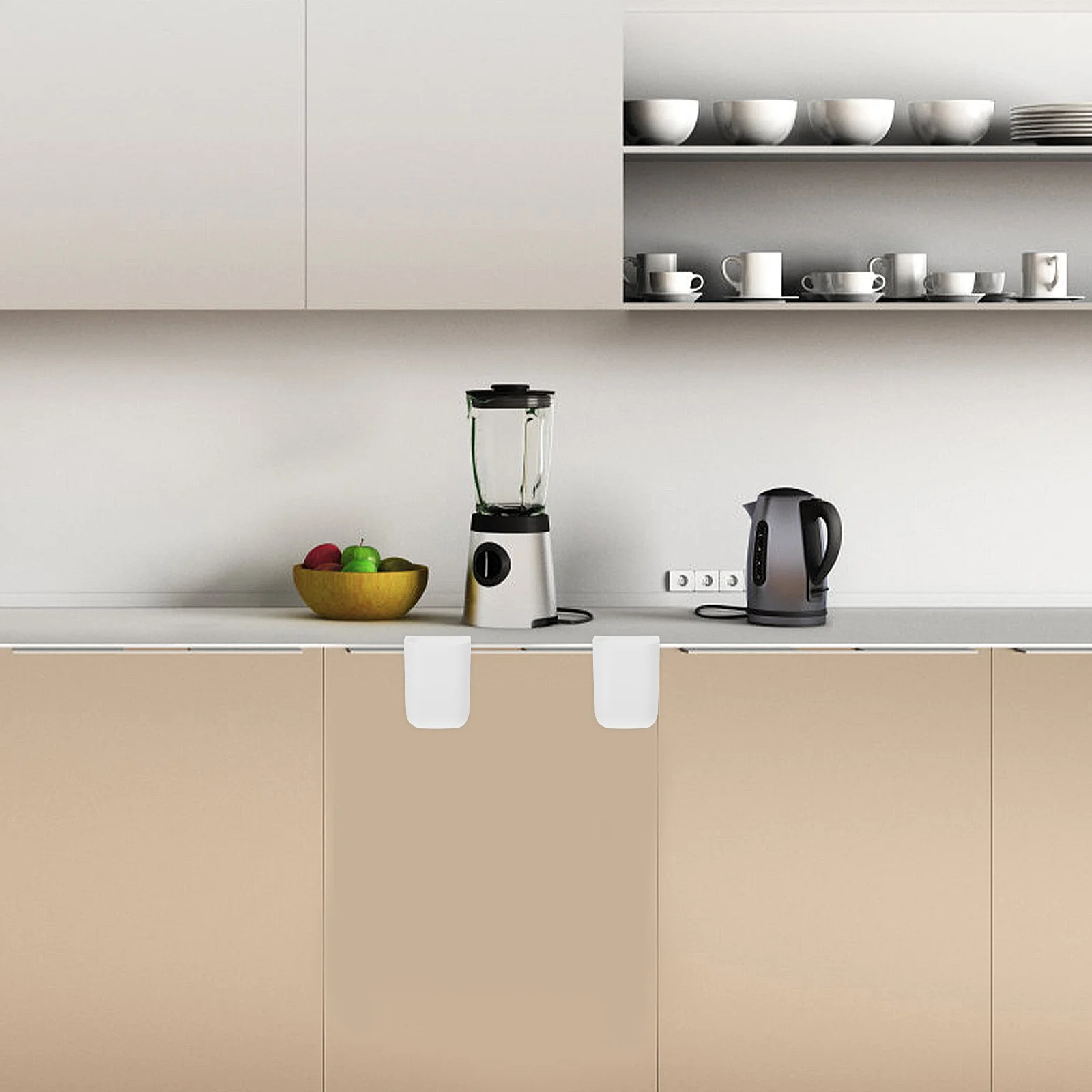 

4Pcs Hanging Bucket Storage Basket Cart Organizer Plastic Salon Cart Trash Can Waste Container Hanging Sundries Holder