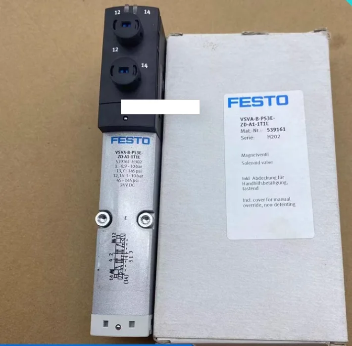 New Original FESTO Three-level Five-Pass solenoid valve VSVA-B-P53E-ZD-A1-1T1L 53916