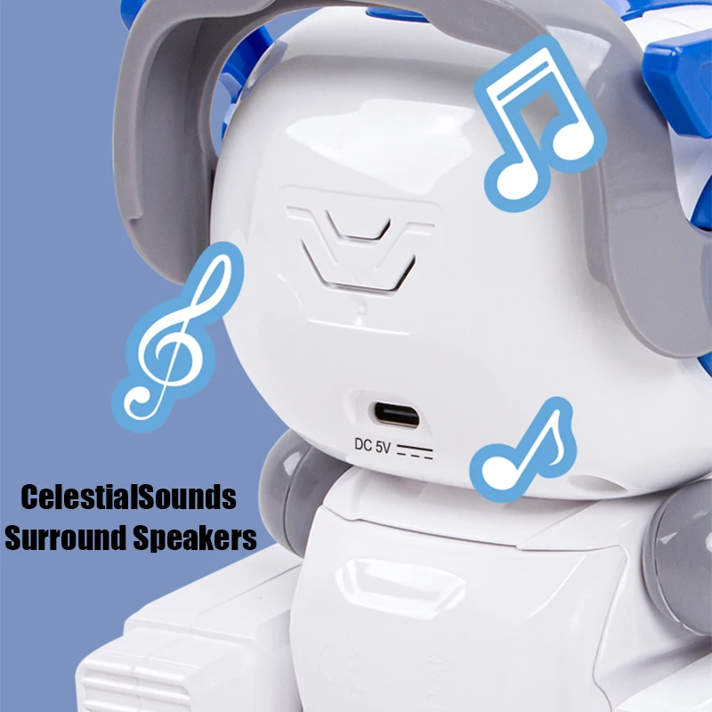 Emo Rc Roboter Intelligente Smart Infrarot Sensor 2,4G Programmierung Robo Fernbedienung Roboter Spielzeug für Kinder Jungen Mädchen Geschenk