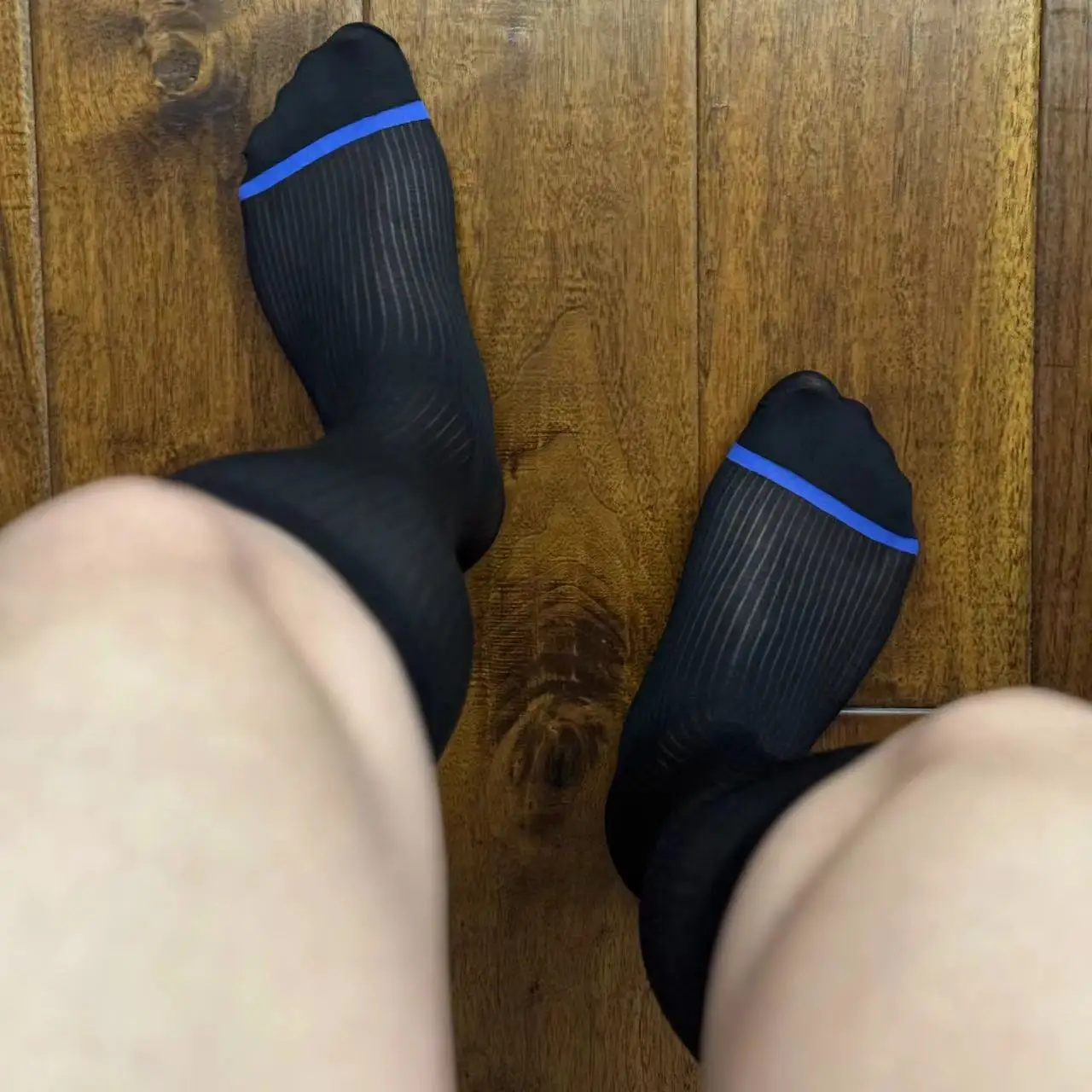 

Blue Striped Men DressToe Socks Sheer Silk Sock Ultra Thin Erotic Formal Wear Socks Gay Sexy Transparent Business Sock