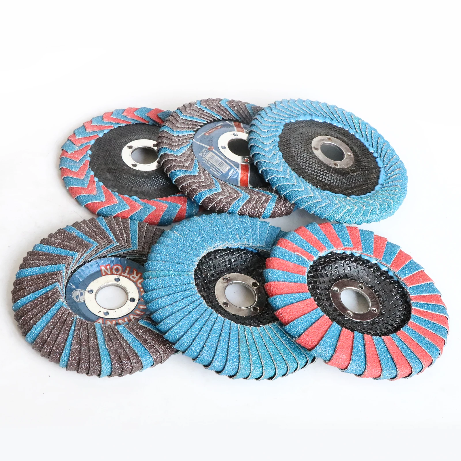 Zirconia Abrasive Flap Disc Double-side Grinding Wheel for Metal Slot Polishing Iron Gap Rust Removal