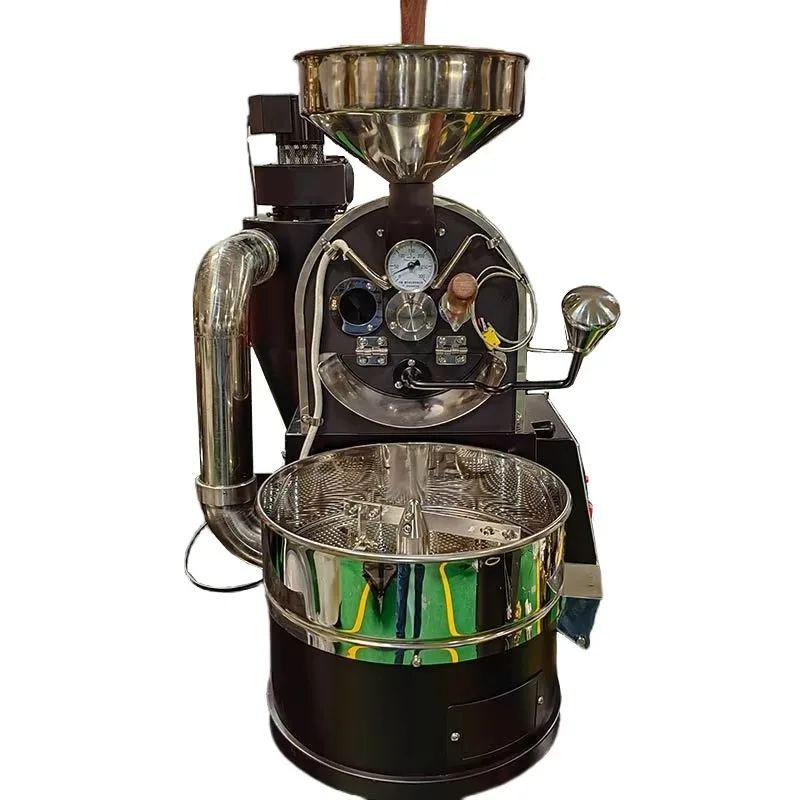 Customized Commercial Electric Coffee Roasting Machine Fully Automatic Easy Operate Precise Roasting For Cafe Shop Bulk