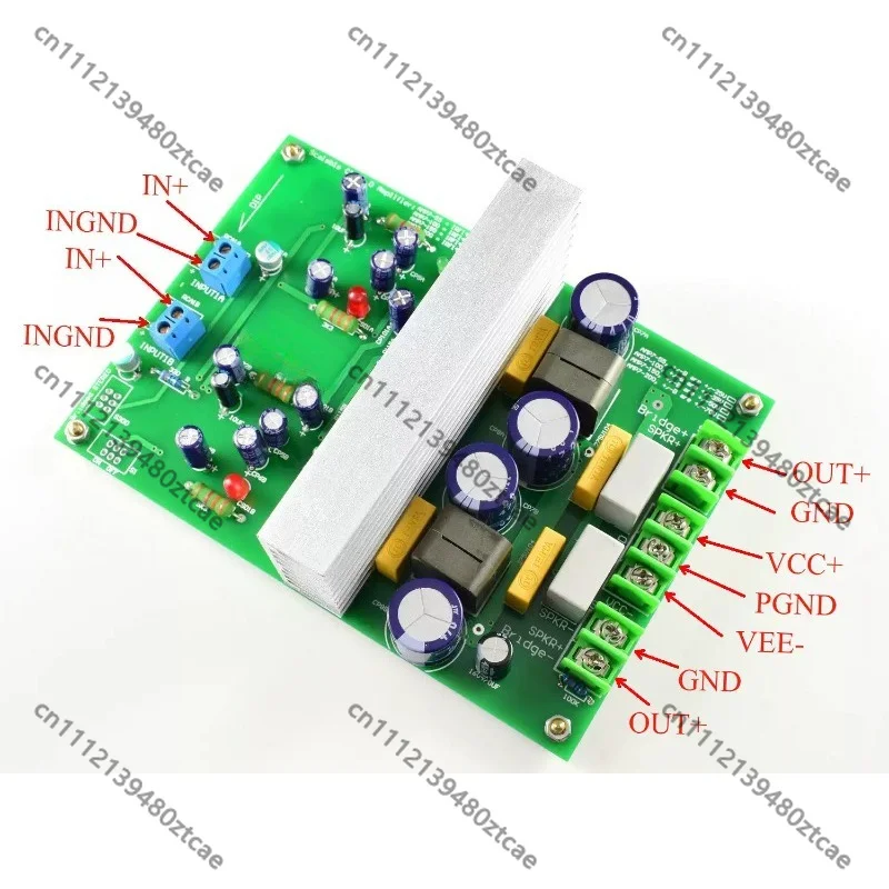 2 Channel Class D Audio Amplifier Finished Board Output Power 125W To 500W For Hi-Fi Audio DIY Upgrade