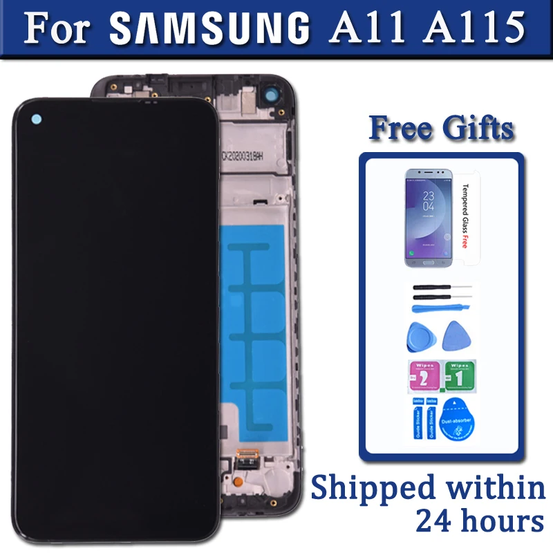 LCD For Samsung Galaxy A11 A115 A115F Display With Touch Screen  Digitizer Assembly Replacement Repair Spare Part