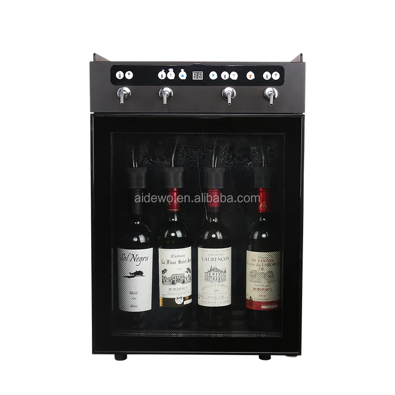 Automatic washing wine dispenser adjustable wine cooler