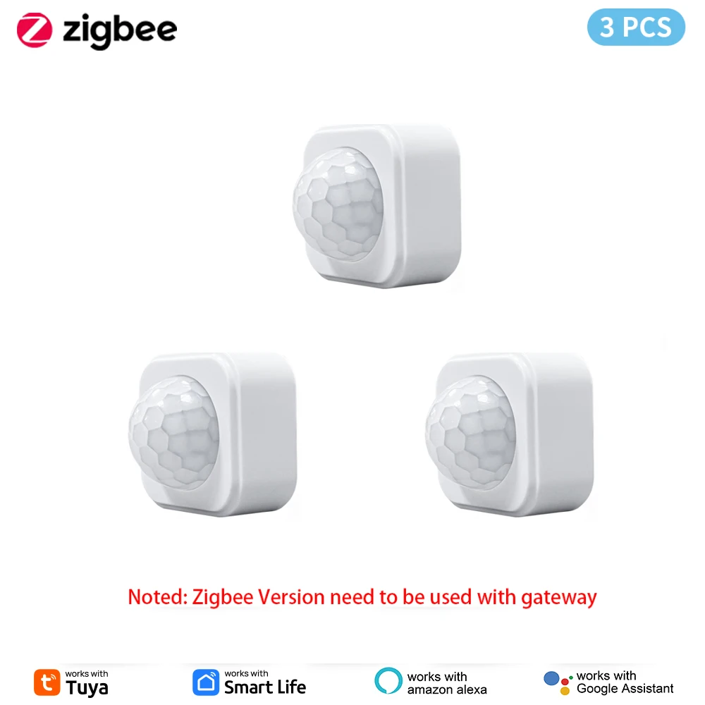 1- 10PCS Tuya Zigbee PIR Motion Sensor Detektor Sicherheit Smart Leben Tuya Zigbee Bewegung PIR Detektor braucht Zigbee Gateway/Hub