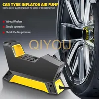 Car Tyre Inflator air Pump 150PSI Electric USB Portable Air Compressor Digital Car Tire Inflator for Bicycle 12V Quick Inflation