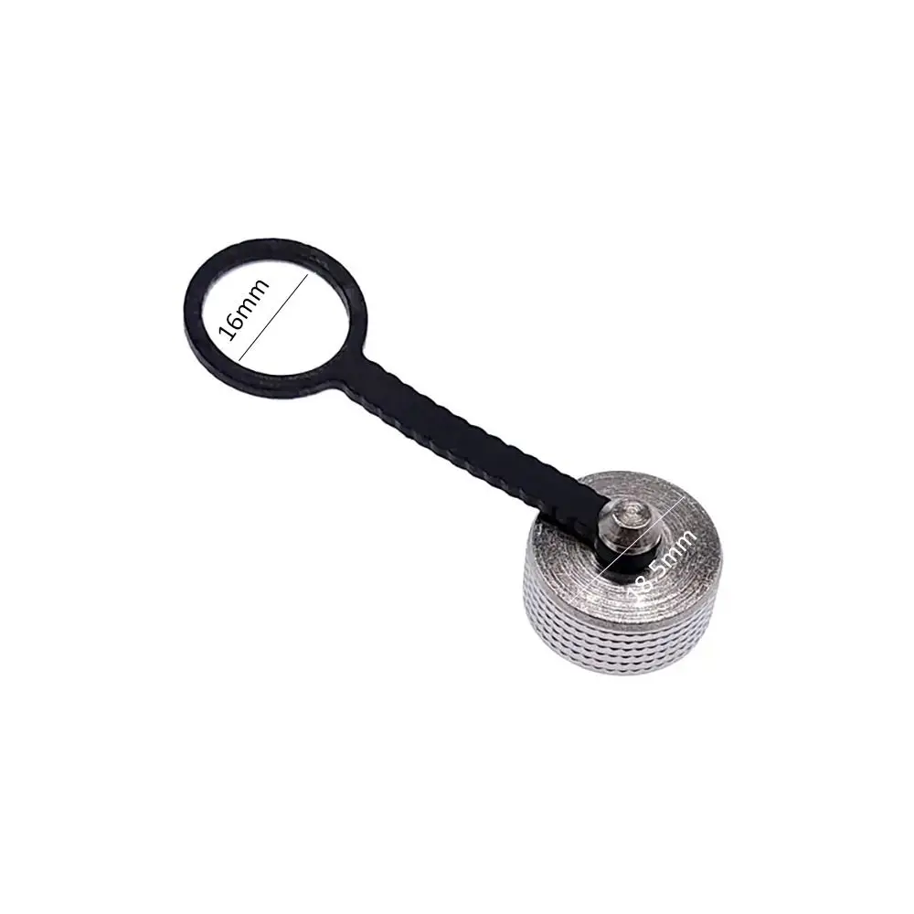 Waterproof Aviation Connector Plug Cover GX16 Rubber Circular Connector Protective Sleeve Metal Lightweight