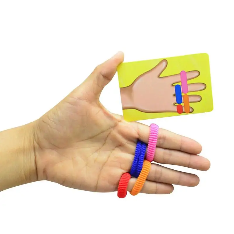 Gekleurde Rubberen Band Armband Vinger Spel Armbanden Gamer Vroege Educatie Speelgoed Feest Faovrs Voor Jongen Meisje Verjaardag