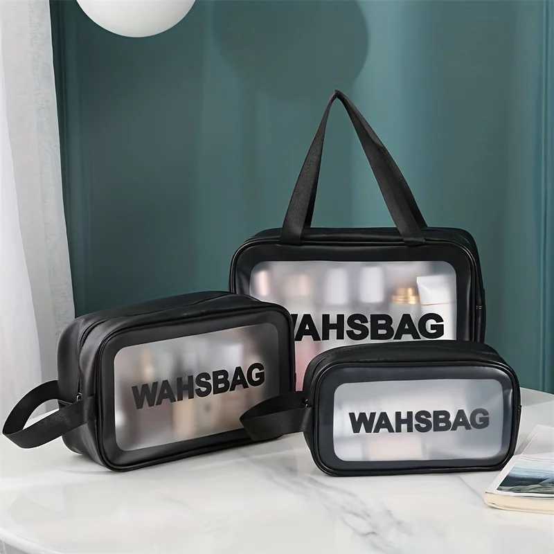 Women Portable Travel Wash Bag Female Transparent Waterproof Makeup Storage Pouch Large Capacity Cosmetic Organizer Beauty Case