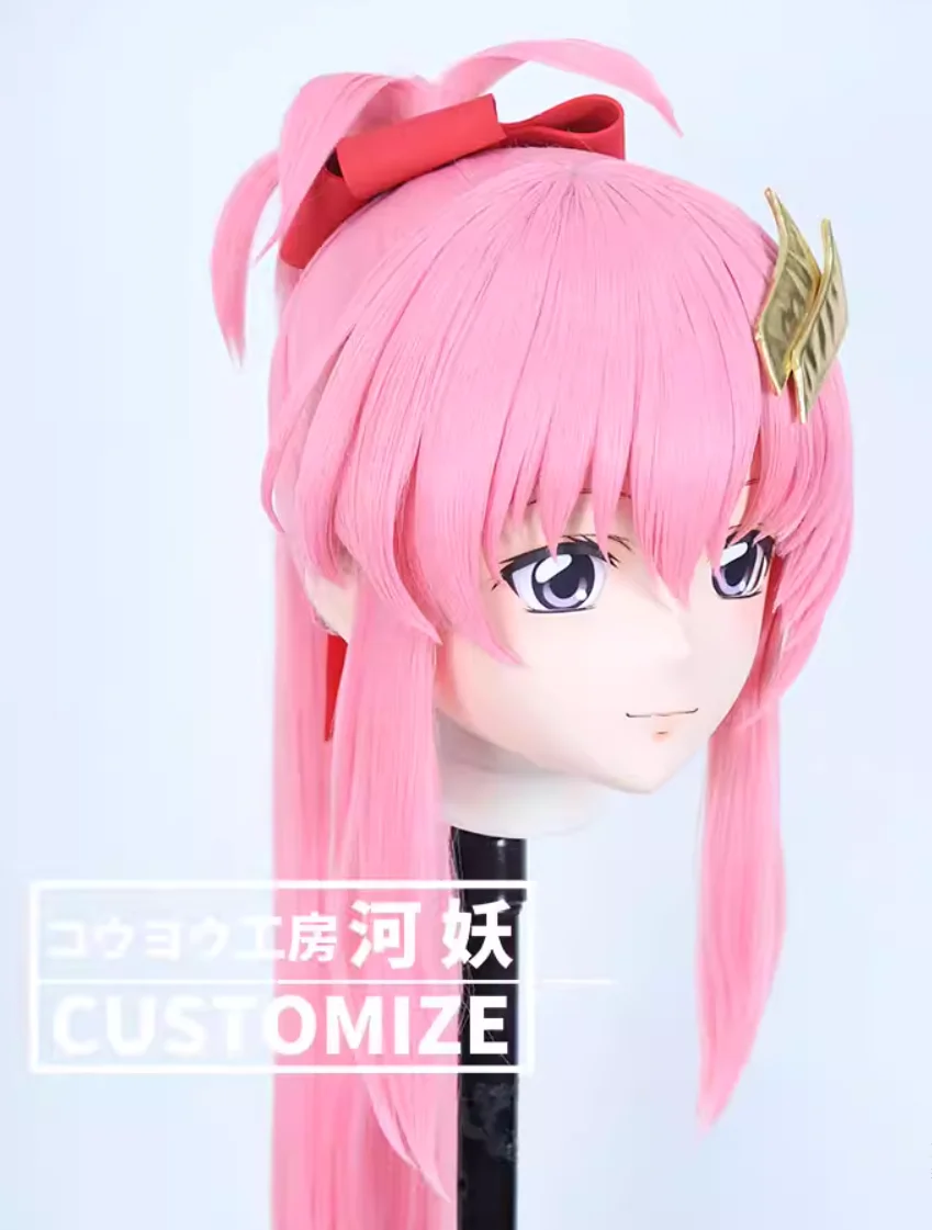 C-412-61 Customize Full Head Resin Cartoon Cosplay Japanese Character Anime Role Play Crossdress Kigurumi Mask With Back Shell