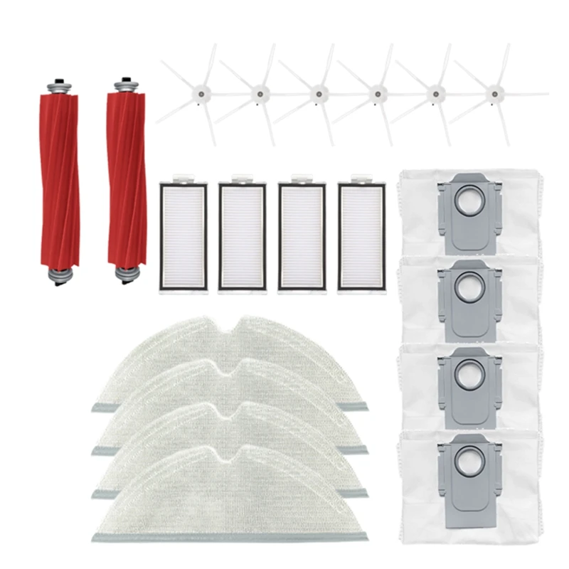

Запчасти для робота-пылесоса, Hepa фильтр, основная боковая щетка, тряпочка для швабры, замена для Xiaomi Roborock Q7 Max,Q7 Max +,Q7 Plus,T8