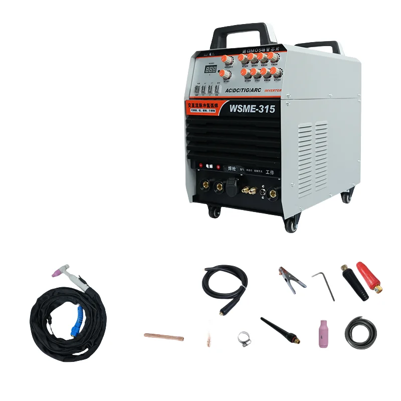 WS-250 Manual Multifunctional Arc Welder AC/DC Pulse Tungsten Argon Arc Welding and Aluminum Cast Iron Process