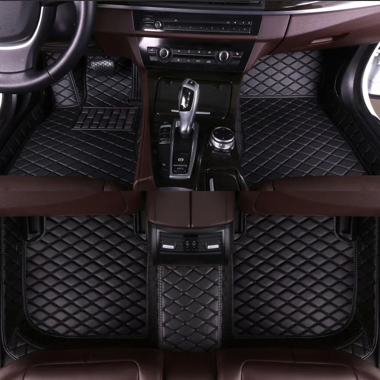 

Wholesale price LHD RHDluxury fashion pu car floor mat universal leather 3d car mats for hyundais elantras/smaxs ford/chevrolets