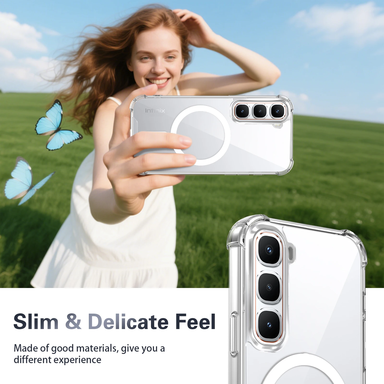 Coque transparente pour Infini - Magnetic Case Smart avis et prix