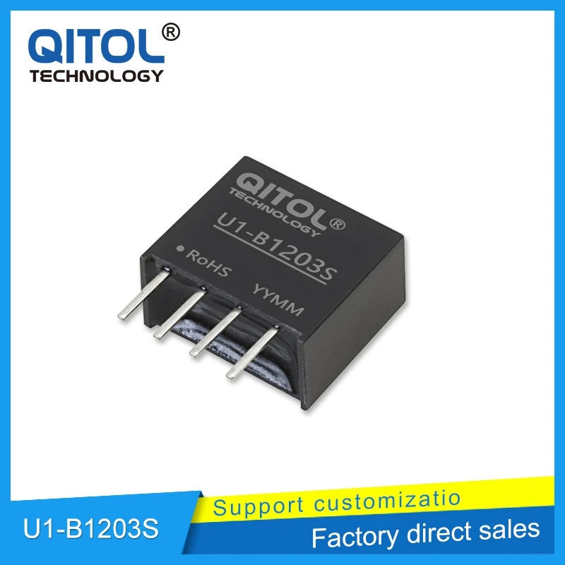 DC-DC POWER CONVERTER 1W U1-B1215S B1215S-1WR3 1205S 1212S 1224S Supply Step-Down Isolated Single Voltage Active Components