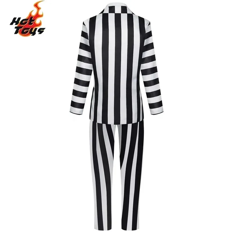 ألعاب ساخنة فيلم بيتل عصير الجهنمية ماستر كوس زي ليديا فستان الزفاف الأحمر تأثيري هالوين النساء الرجال أداء زي