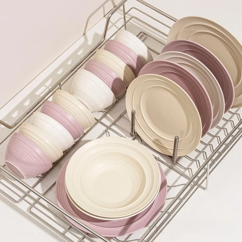 

Dish set Cream style tableware, dish set for household use