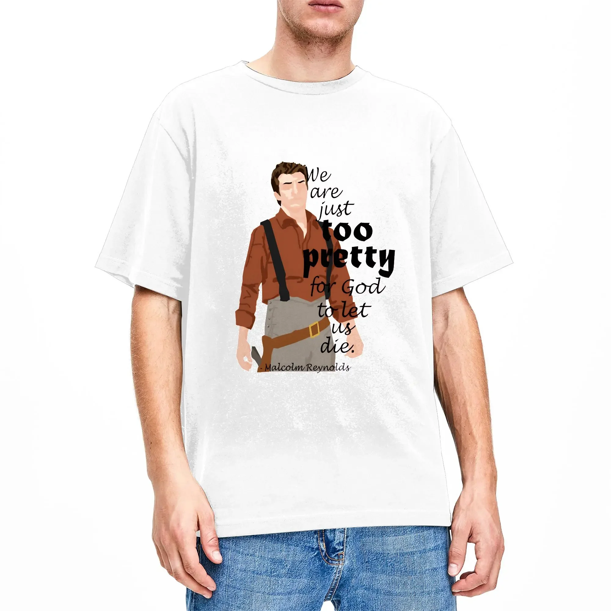 Firefly Serenity Too Pretty To Die Cotton T Shirt For Adult Beach  Streetwear T Shirts Comfortable Hippie Tees Oversized Tops
