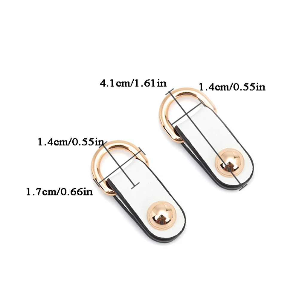 2PCS Bag Pendant Ring Handbag Strap Buckle Bag Hardware Accessories D Buckle Handbag Strap Bag Accessories Bag Pendant Ring Link