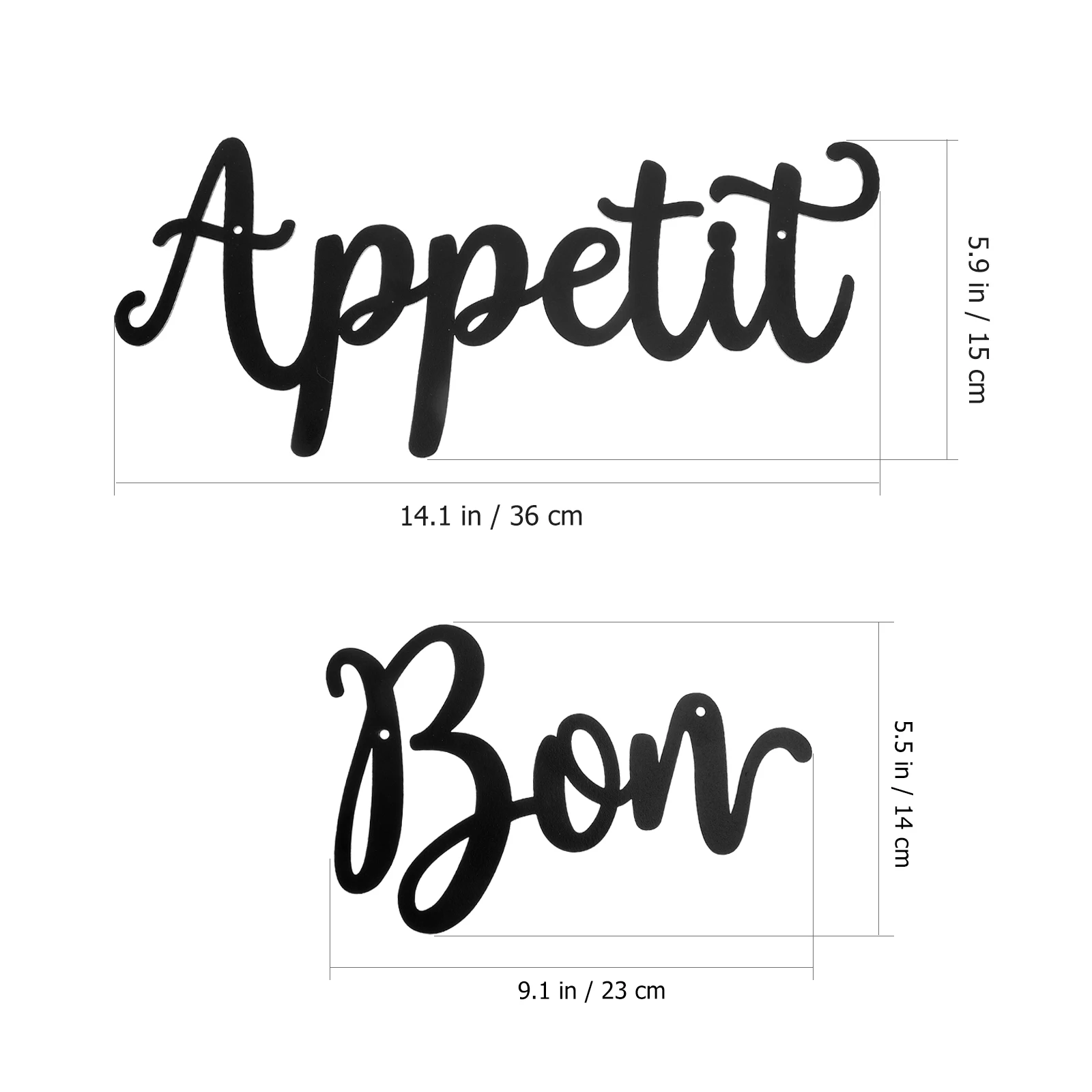 

1Set Iron Letters Sign Wall Hanging Decorative Pendant for Home Living Room Dining Room Wall Art Ornament Letters Sign Pendant