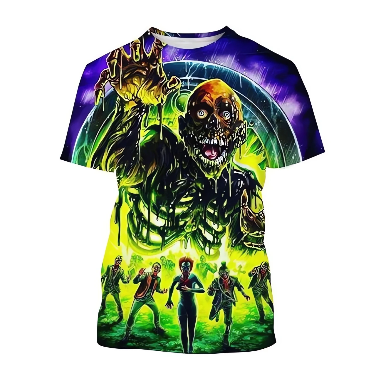 Summer Hot Selling New Return Of The Living Dead 3D Printed T-shirt Horror Movie Fashion Casual T-shirt