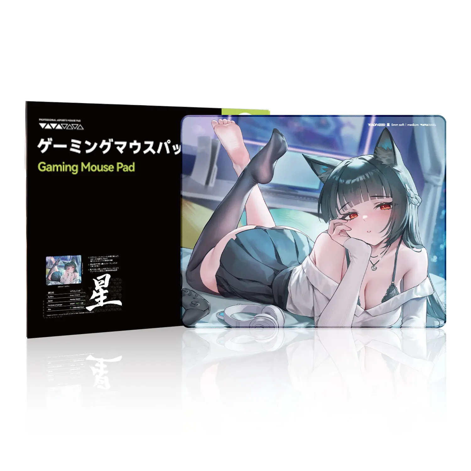 

TALONGAMES eSports Gaming Mouse Pad Fabric Cross Anti Slip Function Rubber Base Mousepad Laptop Mouse Carpet,M Size