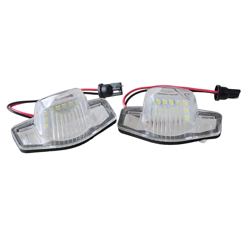 LED License Plate Light White Rear Fit For Crosstour CR-V FR-V / Edix 05-09 HR-V JAZZ 02-14 Odyssey Car Accessories