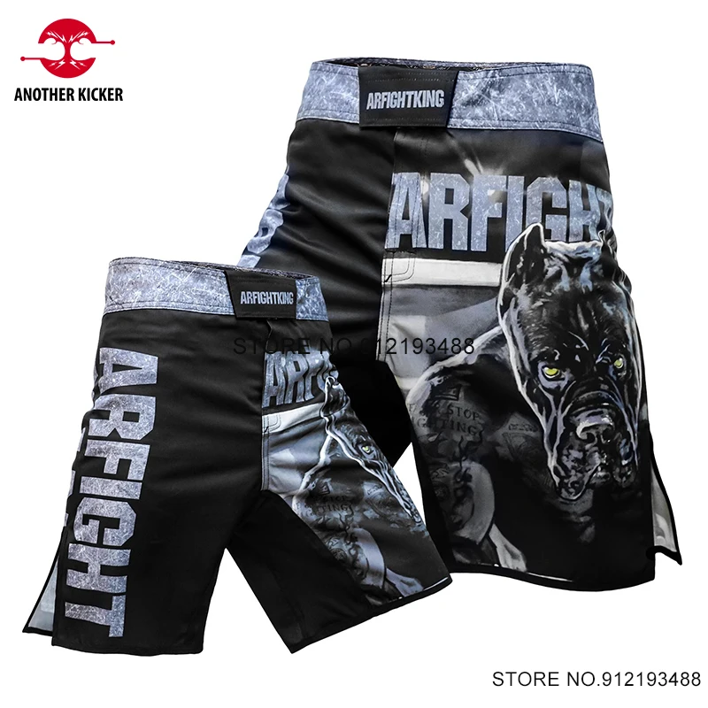 MMA Shorts 2025 New Muay Thai Cage Fight Pants Men Fighter Mixed Martial Arts Gear Gym Tiger Kickboxing Grappling Workout Shorts