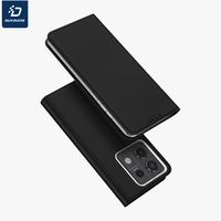 DUX DUCIS luxurious Flip ultrathin Leather Wallet Cace For Xiaomi Poco X6 5G Magnetic skin Card Slot Shockproof Phone Cover