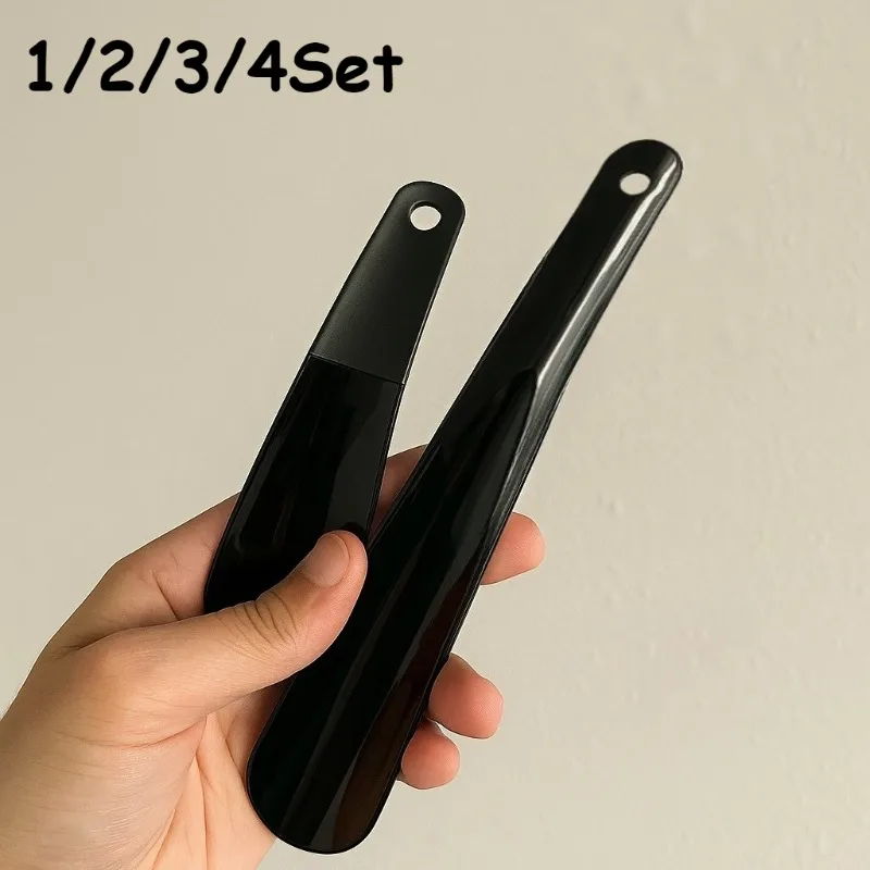 6.29" 7.87" Lightweight Plastic Shoehorn with Long Handle Travel Shoe Horn Helper for Men Women Elderly Footwear Aid