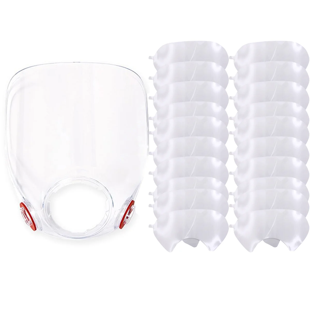 A95G Replacement Parts Lens Assembly and 20 Packs 6885 Lens Cover for 6885, 6000, 6700, 6800, 6900 Series Respirator Mask