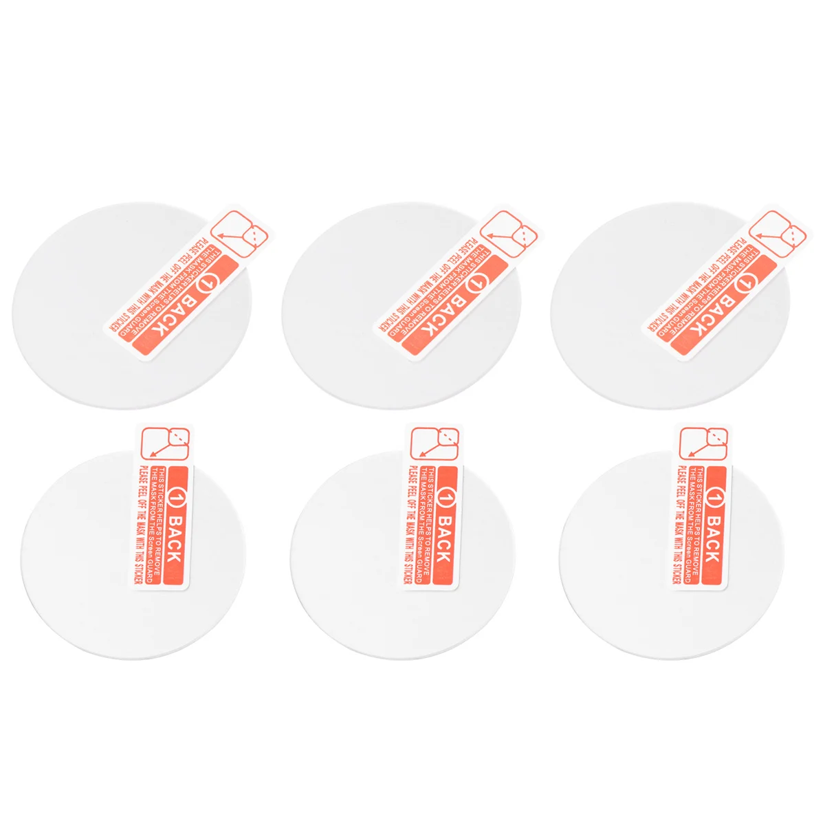 

6Pcs Watch Screen Protector Tempered Glass Film Clear Durable Scratch Resistant Screen Guard Compatible for Garmin Fenix6 Pro