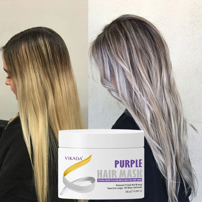 Highly Effective Anti-yellowing Conditioner Purple Hair Mask For Color Protection Fixing After Bleaching Brand Korean Haircare