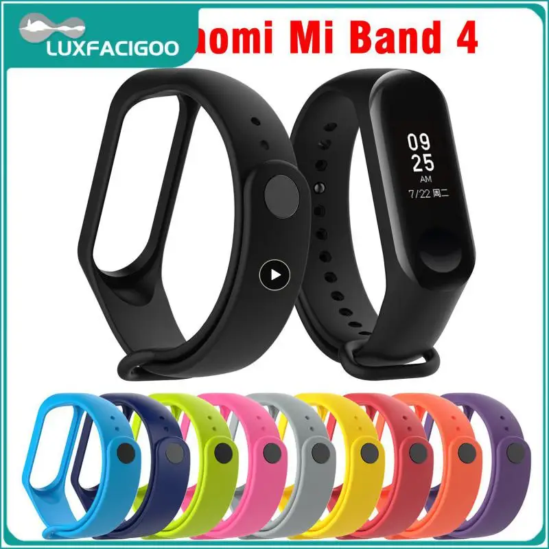 Bracelet for Mi Band 5 4 Sport Strap watch Silicone wrist strap For mi band 4 5 bracelet Miband 4 5 Strap