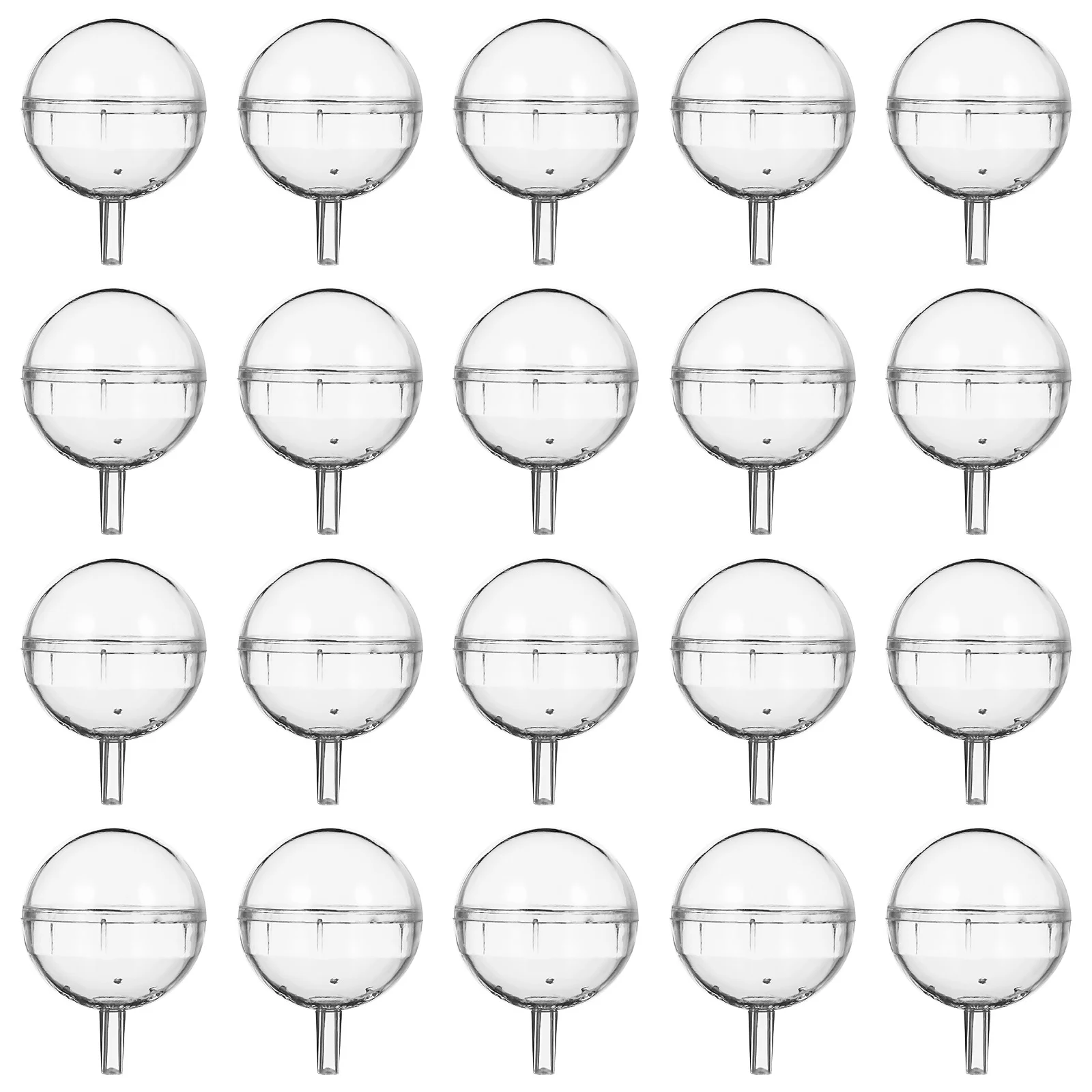 

25pcs Chocolate Flower Holder Transparent Plastic Cups For Candy Bouquet Truffle Wrapper Baking Mold Kitchen Bar Supply