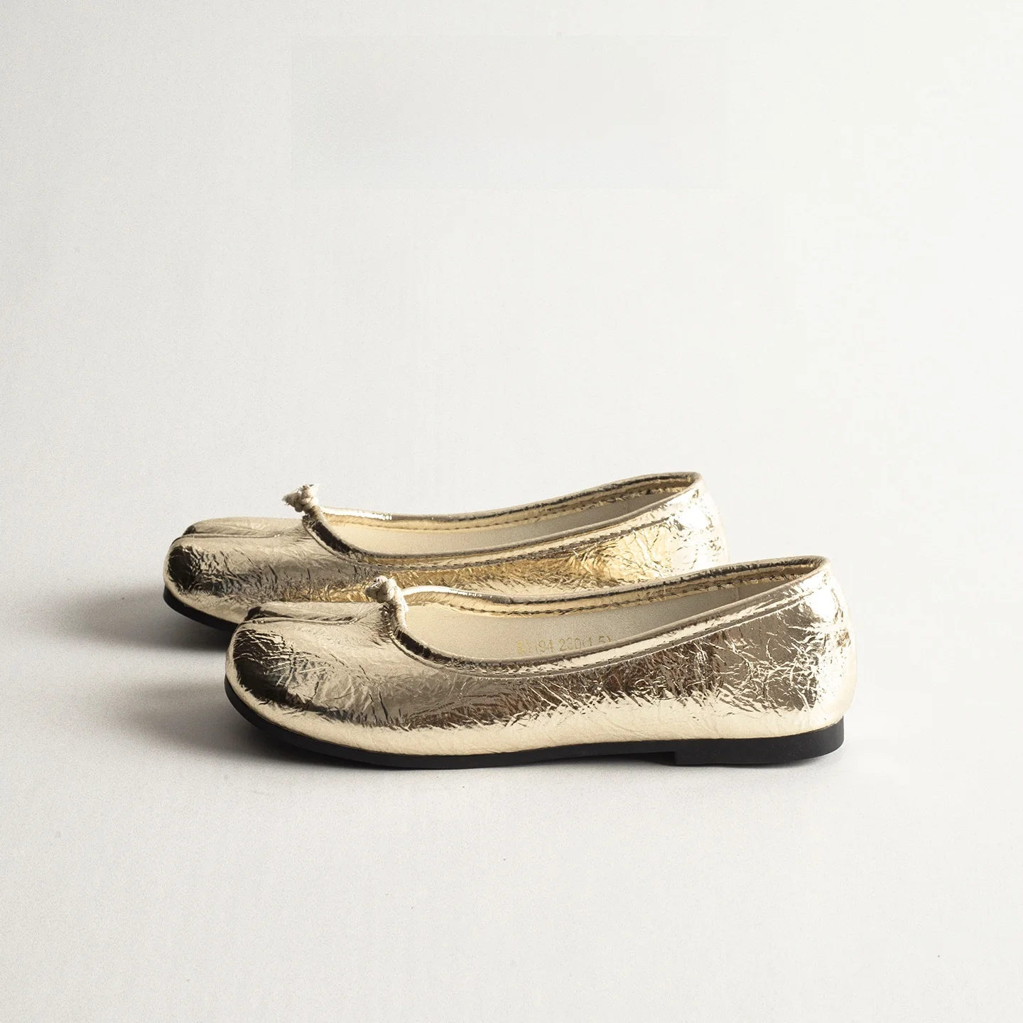 

Ballet Flat Shoes Women's Split Toe Ballet Flats Low Heel Square Head Painted Leather Slip-On Commuter Fashion Single Shoes
