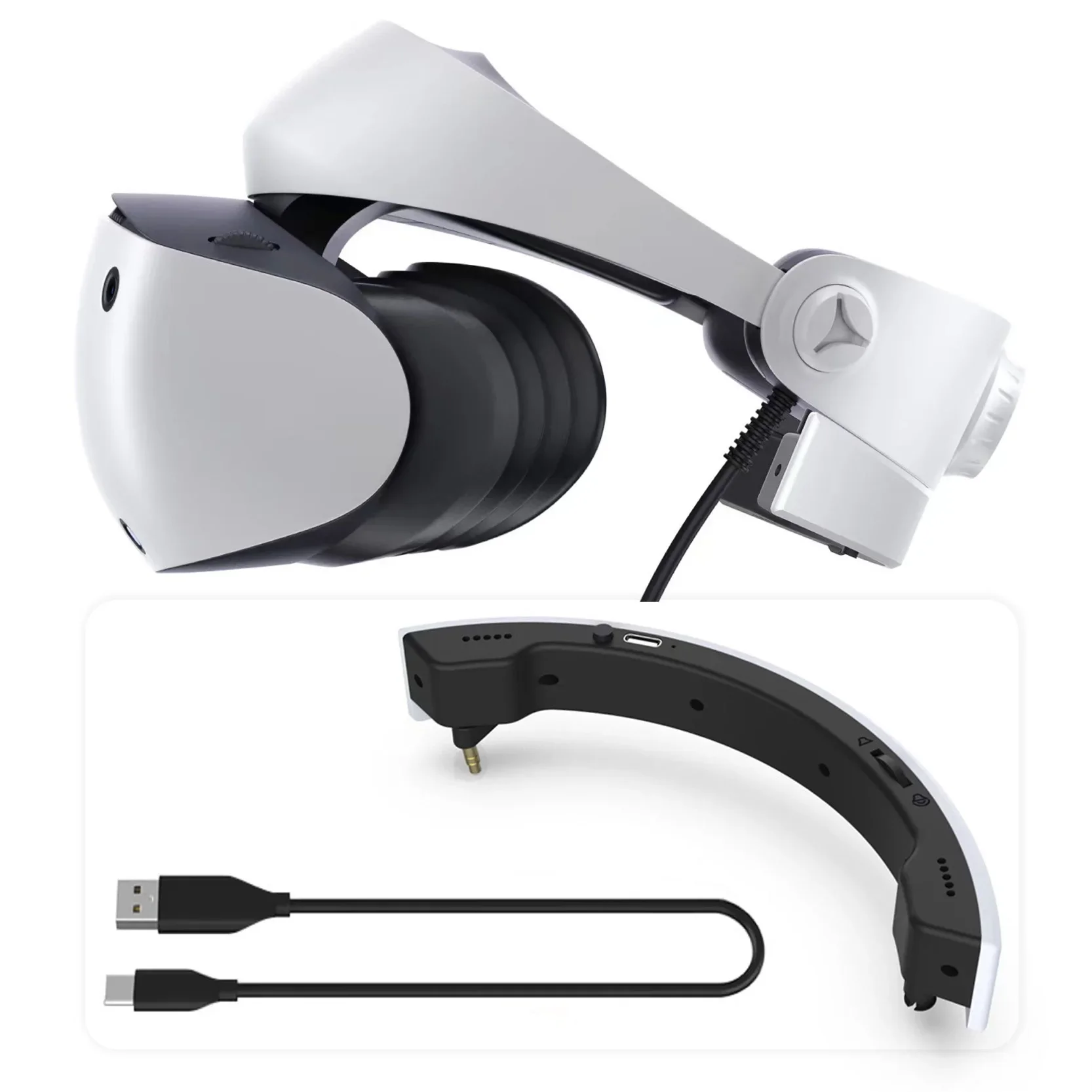 For PS VR2 Headset External Speaker VR Glasses Helmet Portable Semicircle Stereo Headphone Player FOR Sony PSVR2 Accessories