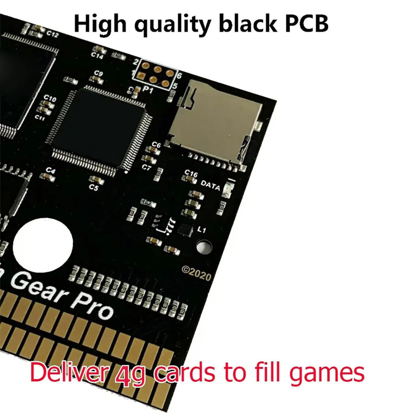 Flash Memory Card Support for GG Game Gear Console 600 in 1 Flash Game Cartridge with Built in 4GB Memory view 5
