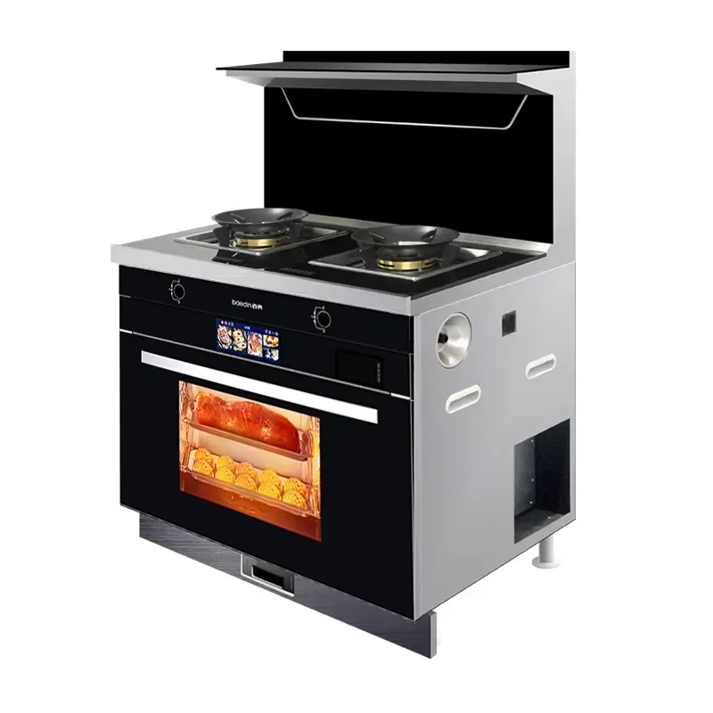 High Performance Low Noise Electric Electronic Ignition Steaming Roast Integrated Cooking Stove Oven for Household Hotel