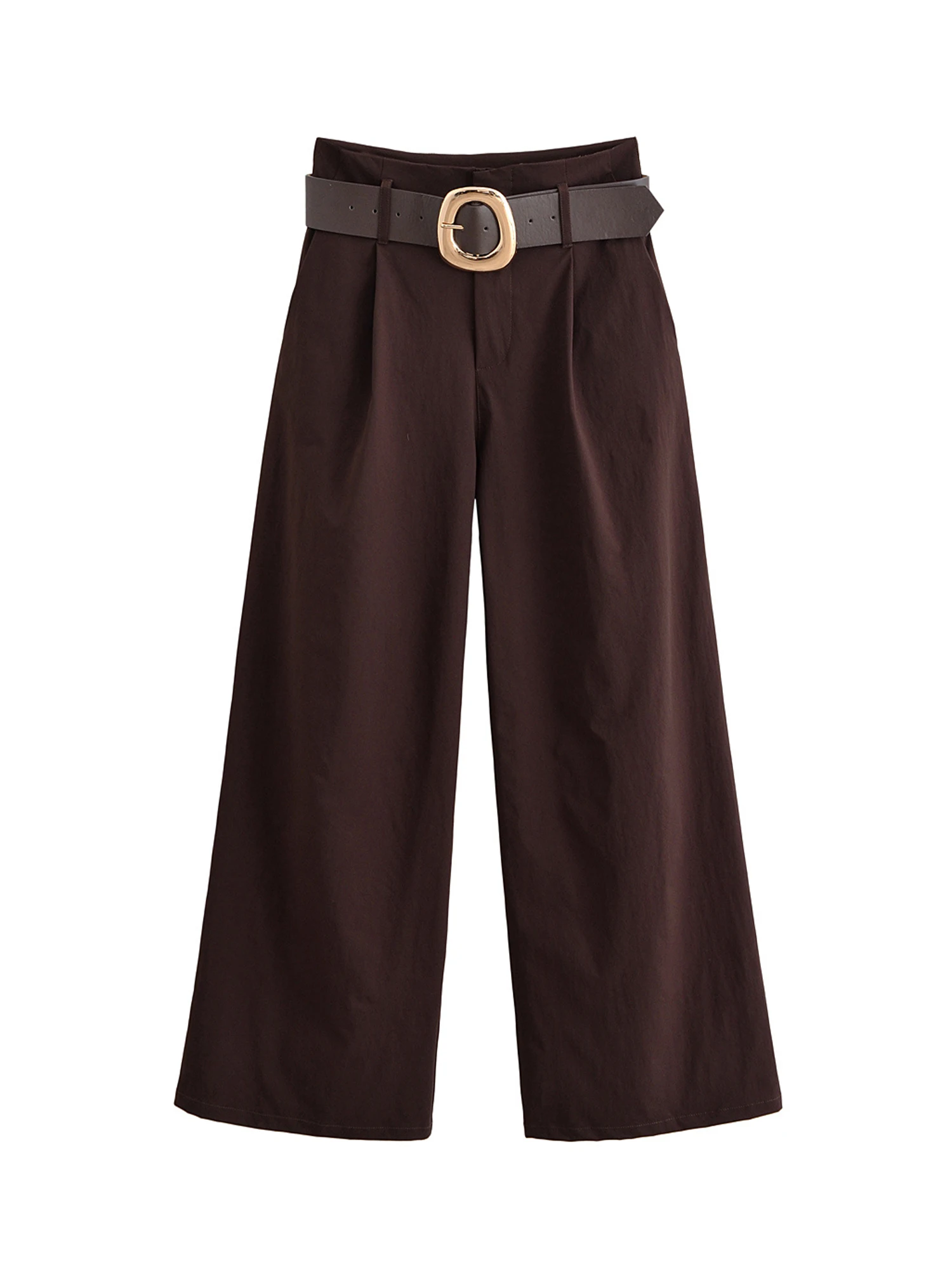 

Женские коричневые городские брюки Harajuku, мешковатые брюки 2000-х годов Y2k, винтажная уличная одежда, брюки в японском стиле 2000-х годов, осенняя модная одежда