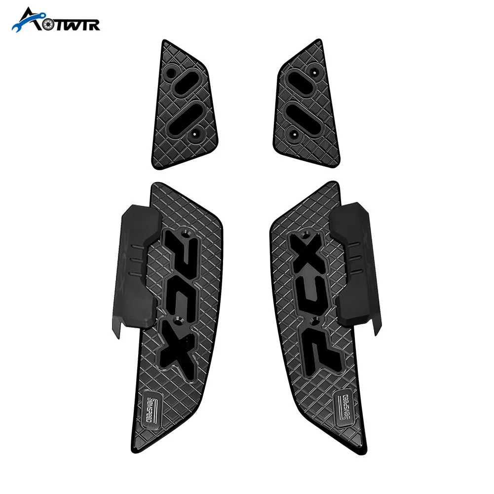 CNC Aluminum Footrest Step Board For Honda PCX125 PCX160 JK05 KF47 Motorcycle Floor Panel Anti-Slip Footboard Modification
