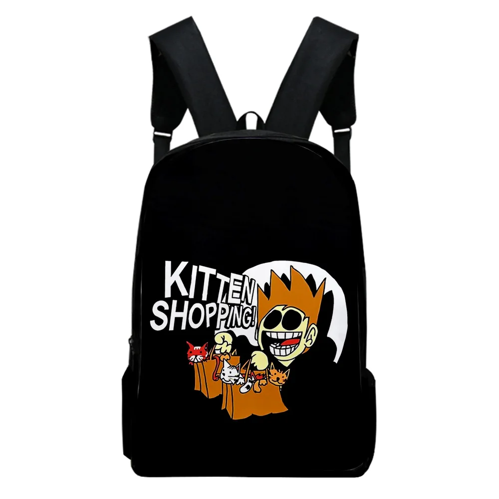 Classic Popular Fashion eddsworld Notebook Backpacks pupil School Bags 3D Print Oxford Waterproof Boys/Girls Laptop Backpacks