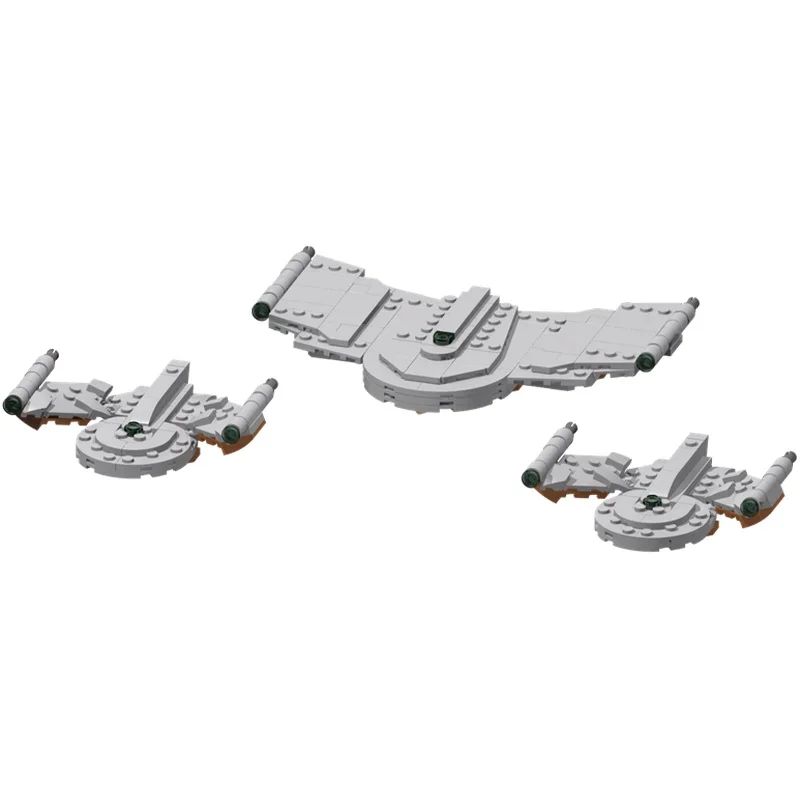 ตัวต่อ MOC รอมูลัน กัลแลนท์ วิง แบทเทิลชิพ 307 ชิ้น ของเล่นตัวต่อแบบประกอบเอง ของขวัญคริสต์มาส ไอเดียสร้างสรรค์สำหรับเด็ก