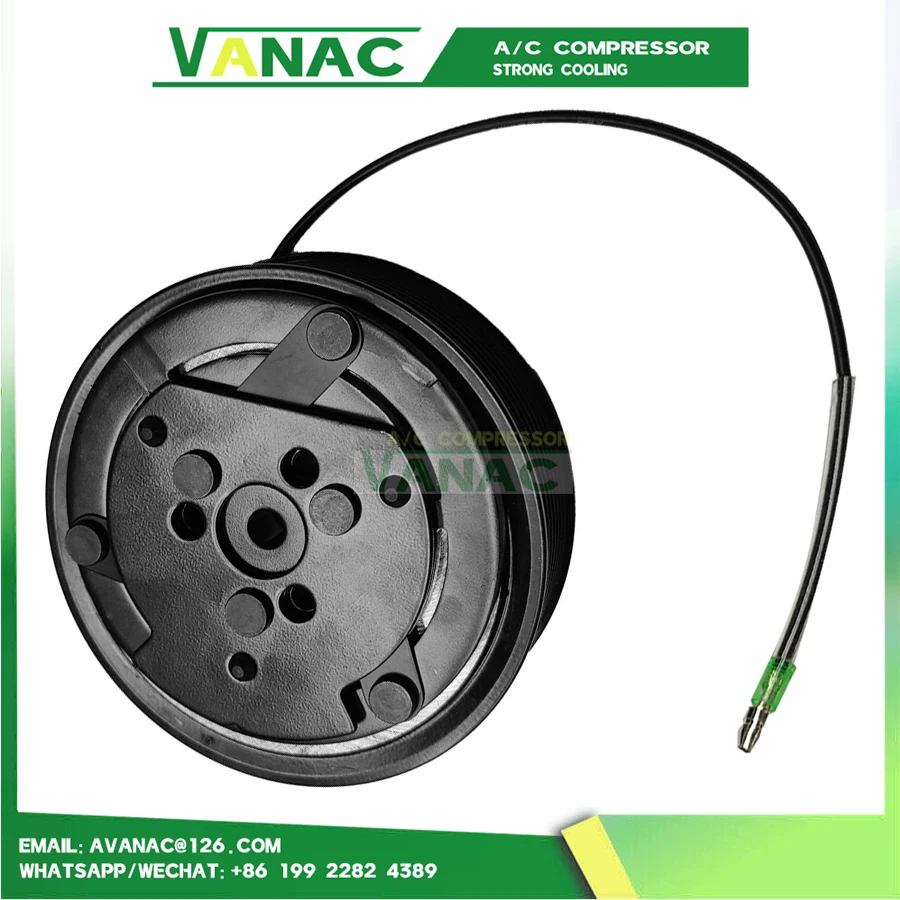 Kit de embreagem do compressor de ar condicionado automotivo P-COMP.12V A/C 123mm 8PK 7H15 SD708 SD709 9238105 NUI 9238105 NUV