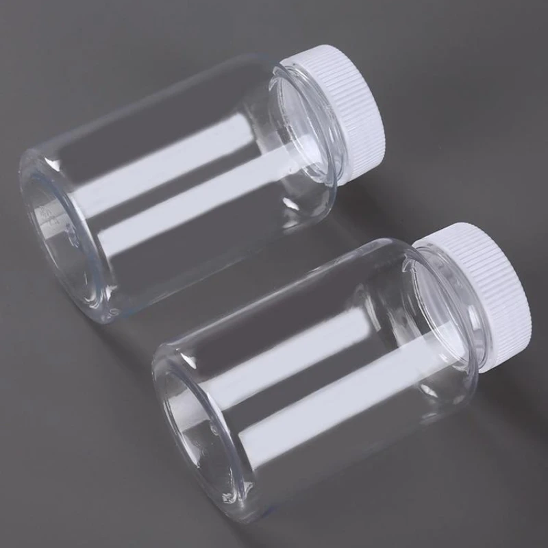 15ml/20ml/30ml/100ml/500ml 플라스틱 PET 투명 빈 밀봉 병 고체 분말 약품 알약 용기 시약 포장 병
