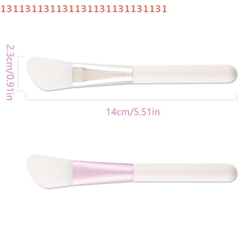 1/2 Uds DIY cuidado de la piel base Gel herramienta cosmética de belleza maquillaje blanco cepillo de máscara Facial de silicona cepillos profesionales de crema de barro