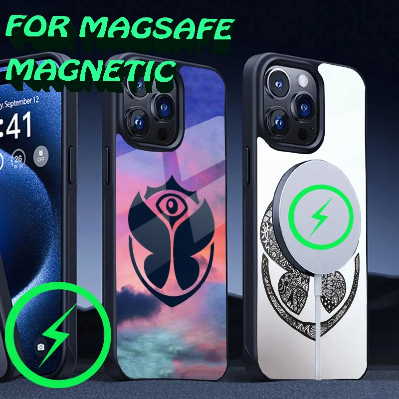 

Tomorrowland Music Festival Phone Case For iPhone 16,15,14,13,12,11,Plus,Pro,Max Mini Magsafe Magnetic Wireless Charging