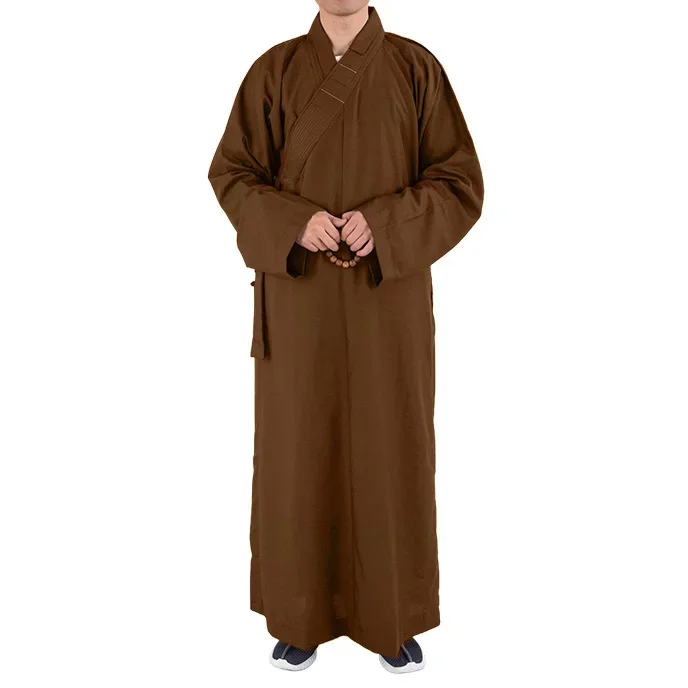 

Высококачественные традиционные китайские монашеские длинные халаты для взрослых мужчин, костюм-роба