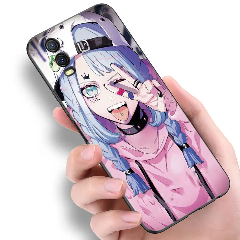 Anime Vaporwave Glitch Hot Silicone Phone Case For V27 V30 Pro V29e Y27 Y55 Y78 5G Y02S Y15S Y17S Y21S Y33S Y76S Y16 Y22 Y35 Y36